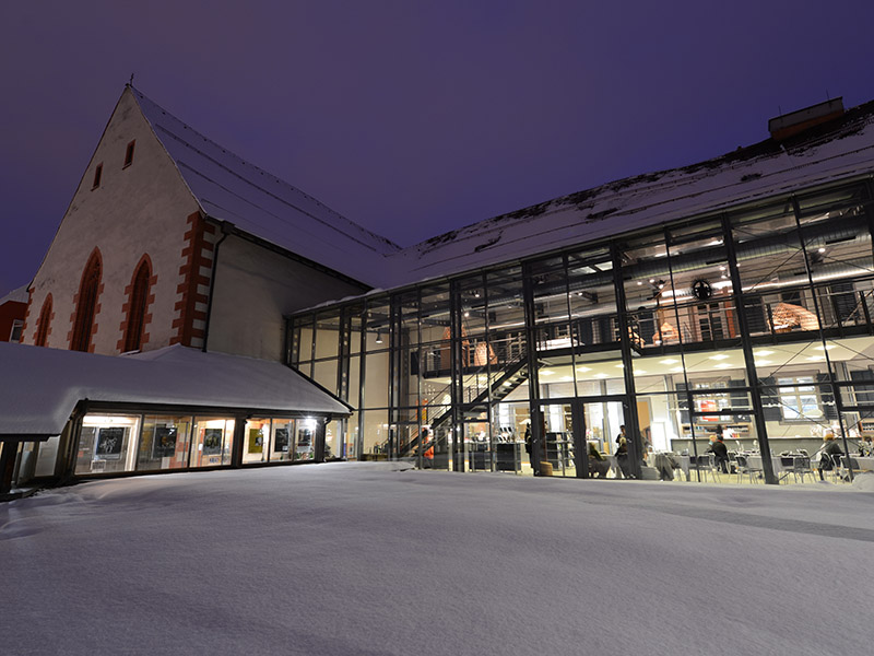 Ein winterliches Franziskaner Kulturzentrum