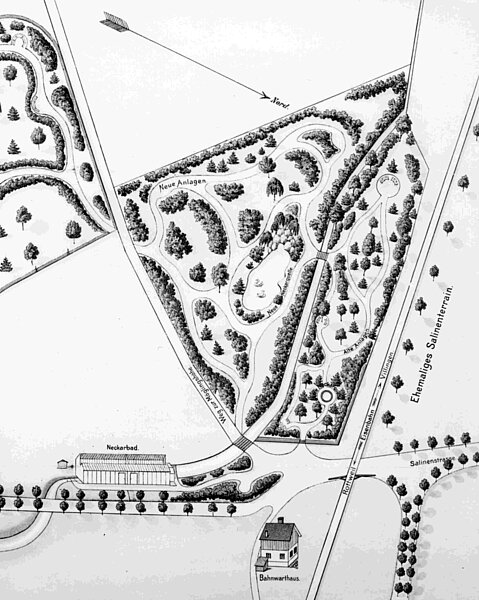 Das erste Freibad, das Neckarbädle in Schwenningen, wurde 1877 eröffnet.