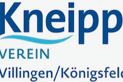 Logo des Kneipp-Vereins Villingen/Königsfeld e.V. mit blauem Wellenmotiv.