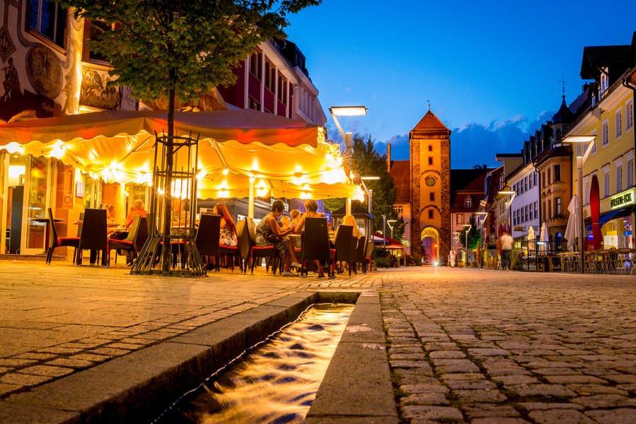 Abendstimmung in der Oberen Straße