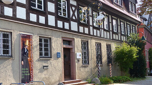Heimat und Uhrenmuseum Schwenningen das Museum befindet sich in einem alten Fachwerkhaus