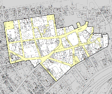 Untersuchungsgebiet Innenstadt Schwenningen Planauszug der Innenstadt Schwenningen