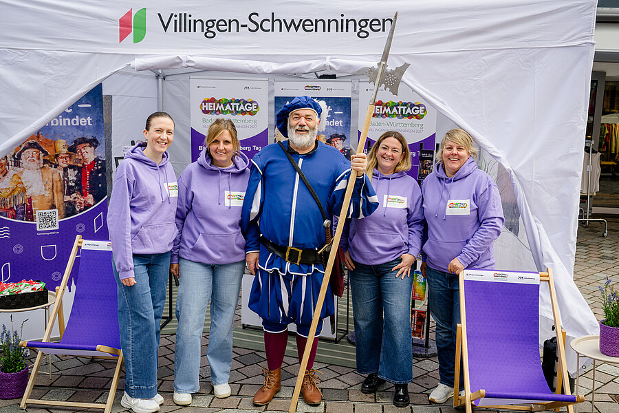 Das Team der Heimattage präsentierte sich in Oberkirch und rührte die Werbetrommel für die Heimattage 2027 in VS.